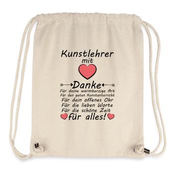 Kunstlehrer Danke sagen Dankeschön zum Abschied - Stanley/Stella recycelter Gym Bag - Naturweiß - Vorne