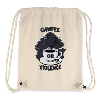 Cawfee or Violence - Stanley/Stella Recycled Gym Bag - natural - Front