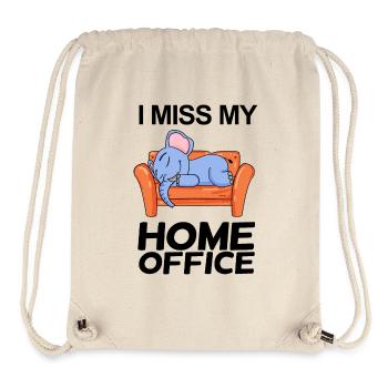 Home Office Spruch lustig - Stanley/Stella recycelter Gym Bag - Naturweiß - Vorne