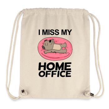 Home Office Spruch lustig - Stanley/Stella recycelter Gym Bag - Naturweiß - Vorne