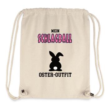 Schlagball Oster Outfit Ostergeschenk Schlagballer - Stanley/Stella recycelter Gym Bag - Naturweiß - Vorne