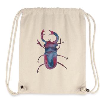Spirit Animal of the Week Stag - Stanley/Stella Recycled Gym Bag - natural - Front