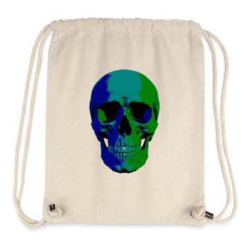 Toxic Skull – Screen Print from the Underworld - Stanley/Stella Recycled Gym Bag - natural - Front