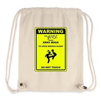 Warnung! Dieses Mädchen macht Krav Maga - Stanley/Stella recycelter Gym Bag - Naturweiß - Vorne