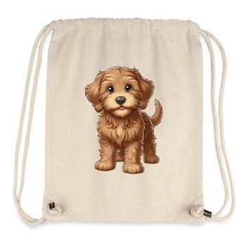 Labradoodle Puppy sweet - Stanley/Stella Recycled Gym Bag - natural - Front