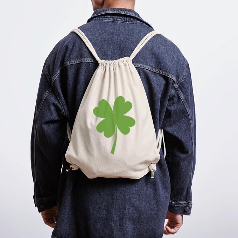 Solid four-leaf clover Stanley/Stella Recycled Gym Bag