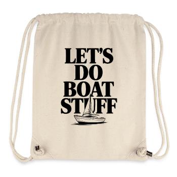 Faisons des trucs de bateau - Sac à cordon recyclé Stanley/Stella - blanc naturel - Devant