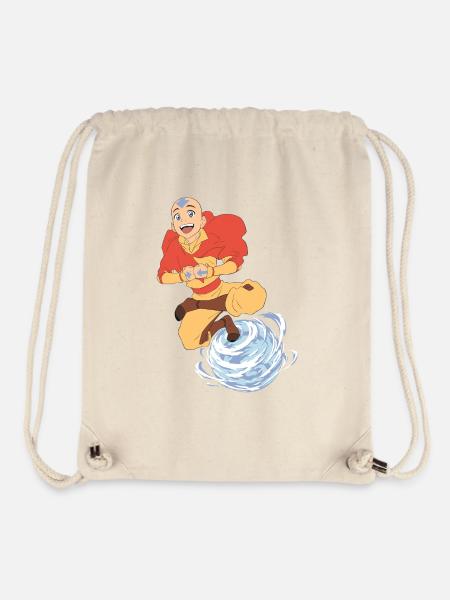 Avatar Aang Beherrscht die Elemente - Stanley/Stella recycelter Gym Bag - Naturweiß