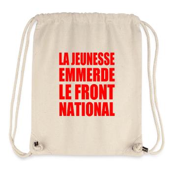 Fuck the National Front - Stanley/Stella Recycled Gym Bag - natural - Front