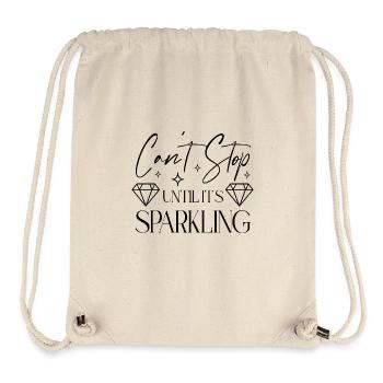 Diamond Painting Artist Can ́t Stop Until Sparkling - Stanley/Stella Recycled Gym Bag - natural - Front