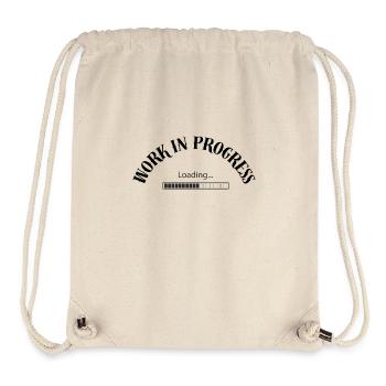 Work in progress - Stanley/Stella Recycled Gym Bag - natural - Front
