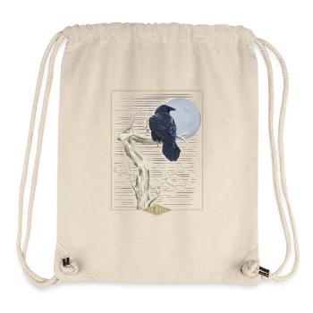 Raven Mystic Tarot Card 'The Raven' - Stanley/Stella Recycled Gym Bag - natural - Front
