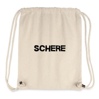 Schere - Jugendwort - Stanley/Stella recycelter Gym Bag - Naturweiß - Vorne