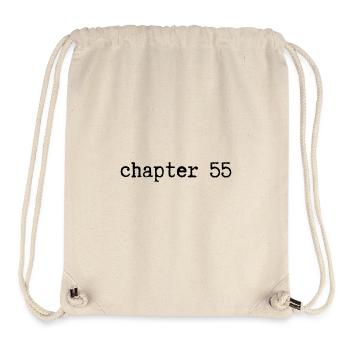 chapter 55 Geburtstag - Stanley/Stella recycelter Gym Bag - Naturweiß - Vorne