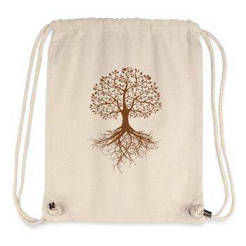 Lebensbaum - Stanley/Stella recycelter Gym Bag - Naturweiß - Vorne