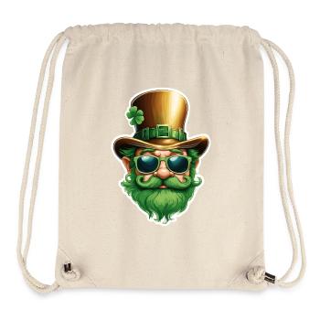 Leprechaun / Leprechaun / Green / Ginger / Ireland - Stanley/Stella Recycled Gym Bag - natural - Front