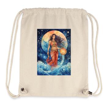 Sternzeichen Wassermann - Stanley/Stella recycelter Gym Bag - Naturweiß - Vorne