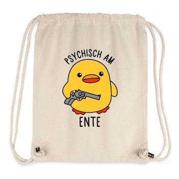 Psychisch am Ente - Stanley/Stella recycelter Gym Bag - Naturweiß - Vorne