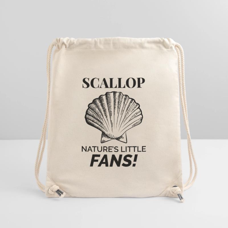 Scallop Seashells Collector Beachcomber Shellfish Stanley/Stella Recycled Gym Bag