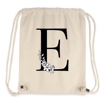 Buchstabe E - Stanley/Stella recycelter Gym Bag - Naturweiß - Vorne