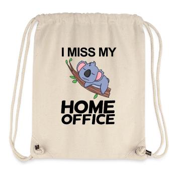 Home Office Spruch lustig - Stanley/Stella recycelter Gym Bag - Naturweiß - Vorne