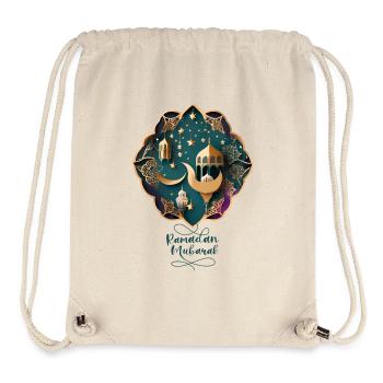Ramadan Gift Eid Mubarak Islam Allah Muslim - Stanley/Stella Recycled Gym Bag - natural - Front