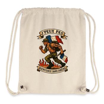 I can't I walk co - Stanley/Stella Recycled Gym Bag - natural - Front