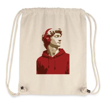 Contemporary David Michelangelo Portrait  - Stanley/Stella Recycled Gym Bag - natural - Front