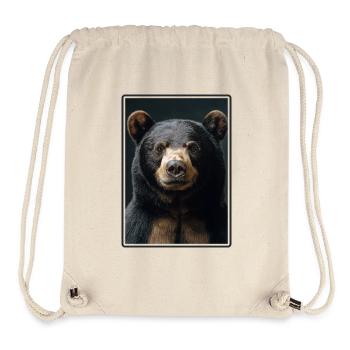 Sun Bear Malaienbär - Stanley/Stella recycelter Gym Bag - Naturweiß - Vorne