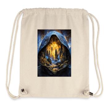 Kapuzen-Inferno-Wald - Stanley/Stella recycelter Gym Bag - Naturweiß - Vorne