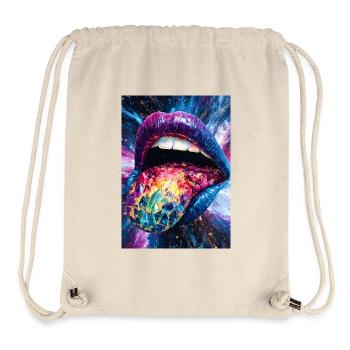 Cosmic Crystal Tongue Burst - Stanley/Stella Recycled Gym Bag - natural - Front