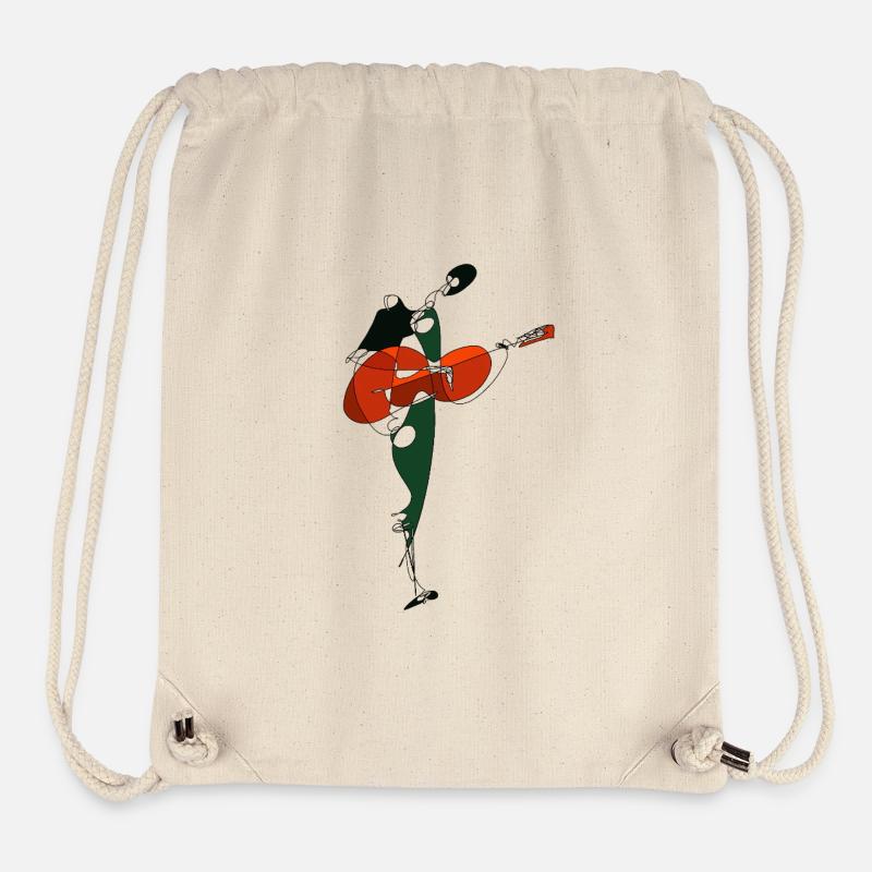 Guitarist - Stanley/Stella Recycled Gym Bag - natural