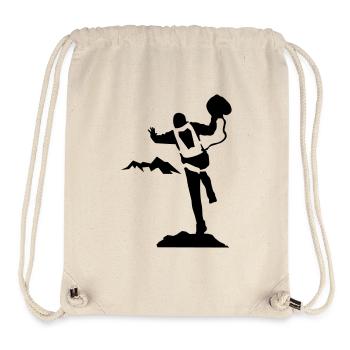 Saut de base - Sac à cordon recyclé Stanley/Stella - blanc naturel - Devant