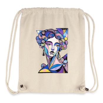 psychedelic surrealism - Stanley/Stella Recycled Gym Bag - natural - Front