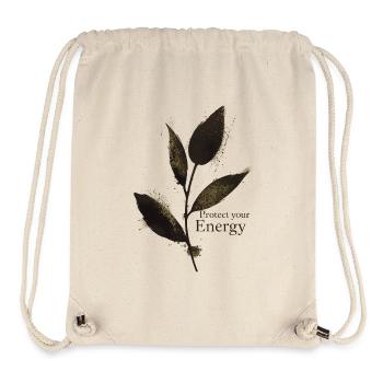 Protect Your Energy - Mindfulness - Stanley/Stella Recycled Gym Bag - natural - Front