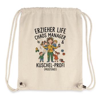 Erzieherin Alltag Chaos Humor - Stanley/Stella recycelter Gym Bag - Naturweiß - Vorne