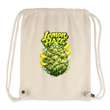 Lemon Haze Zitrus-Graffiti-Druck - Stanley/Stella recycelter Gym Bag - Naturweiß - Vorne