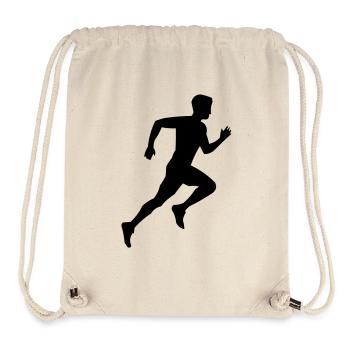 rennen_silhouette - Stanley/Stella Recycled Gym Bag - natural - Front