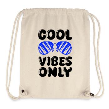 Cool Vibes Sunglasses Illustration - Stanley/Stella Recycled Gym Bag - natural - Front