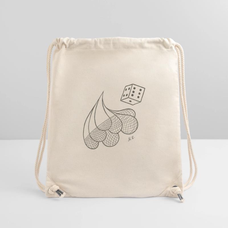 Creative patterned drops with game dice Stanley/Stella Recycled Gym Bag