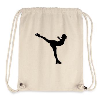 Eiskunstlauf - Stanley/Stella recycelter Gym Bag - Naturweiß - Vorne