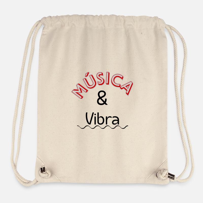 Musik & Stimmung - Stanley/Stella recycelter Gym Bag - Naturweiß