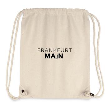 Francfort Main - Sac à cordon recyclé Stanley/Stella - blanc naturel - Devant