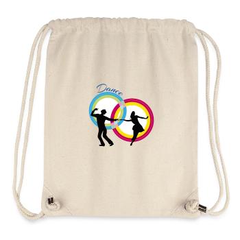 couple dancers dancing - Stanley/Stella Recycled Gym Bag - natural - Front