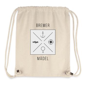 Bremer Maedel - Stanley/Stella recycelter Gym Bag - Naturweiß - Vorne