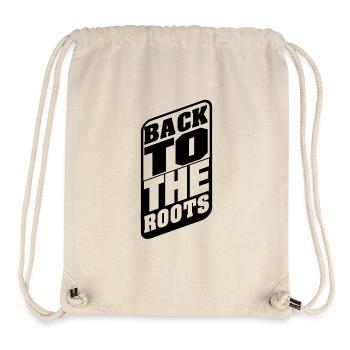 BackToTheRoots Black - Stanley/Stella recycelter Gym Bag - Naturweiß - Vorne