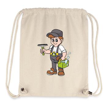 Building cleaner Window cleaner - Stanley/Stella Recycled Gym Bag - natural - Front