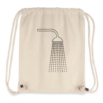 Dusche Zeichnungen - Stanley/Stella recycelter Gym Bag - Naturweiß - Vorne