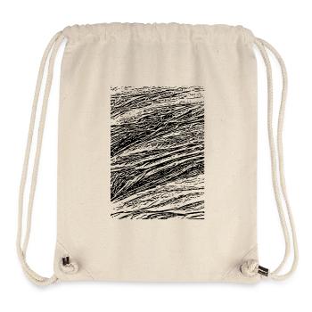 Kreativ Abstrakt - Stanley/Stella recycelter Gym Bag - Naturweiß - Vorne