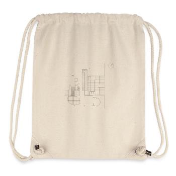 ARCHITECTURE Plan - Sac à cordon recyclé Stanley/Stella - blanc naturel - Devant